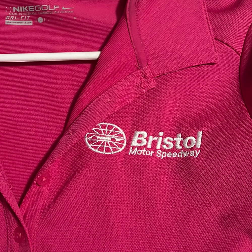 Bristol motor speedway hot pink shirt